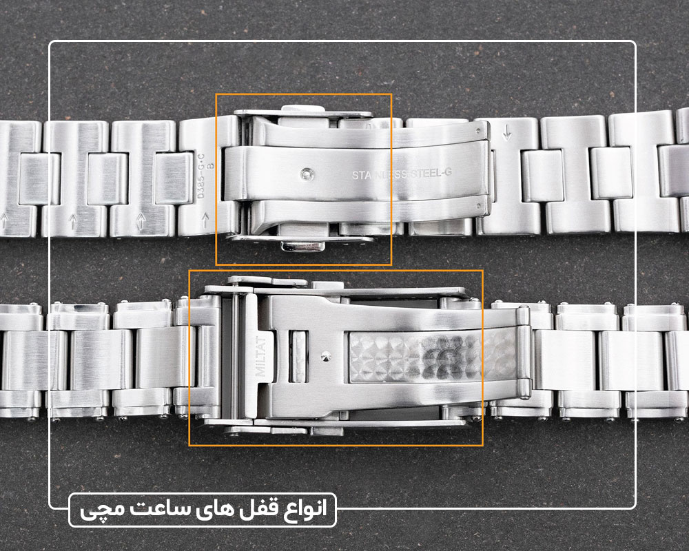 معرفی انواع قفل ساعت و بهترین مدل آن